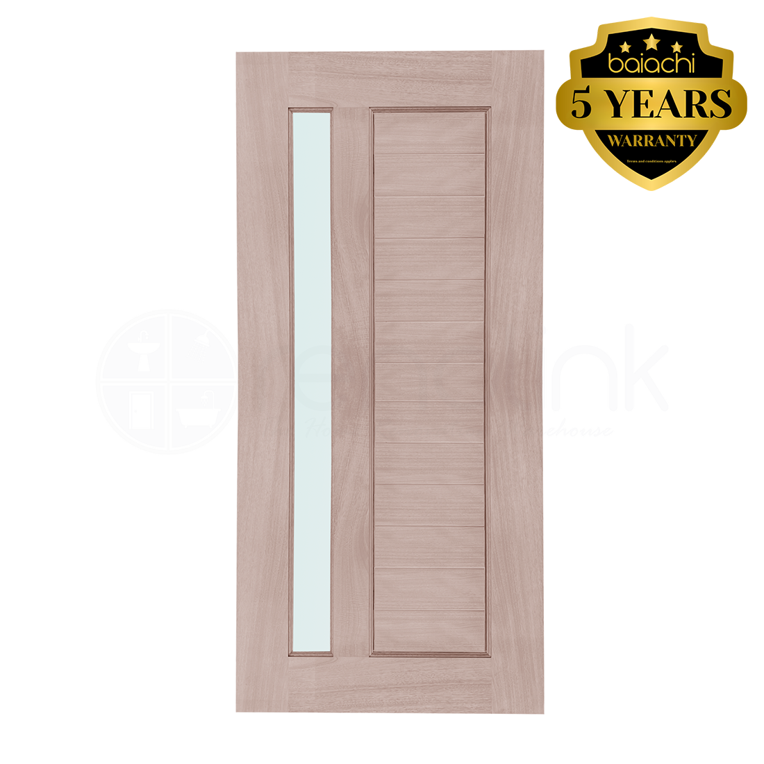 1 Lite Vertical Hampton External Door