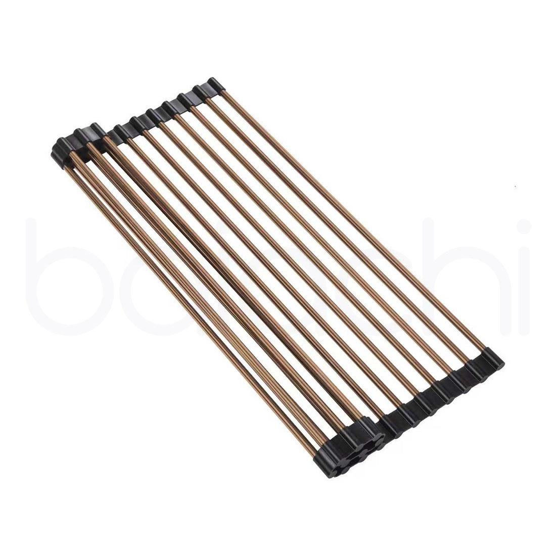 Baiachi Kitchen Sink Roller Mat Brushed Copper