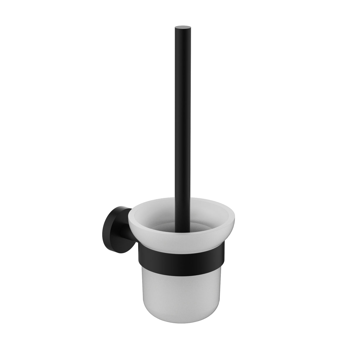 Otus Slimline SS304 Toilet Brush Set Matt Black