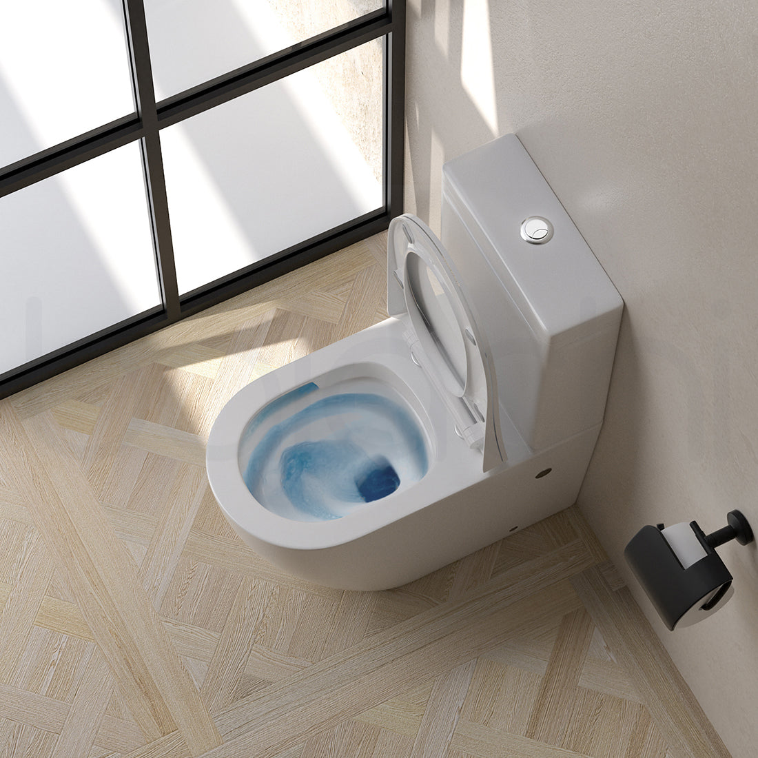 Baiachi Vortex Rimless Tornado Toilet Suite
