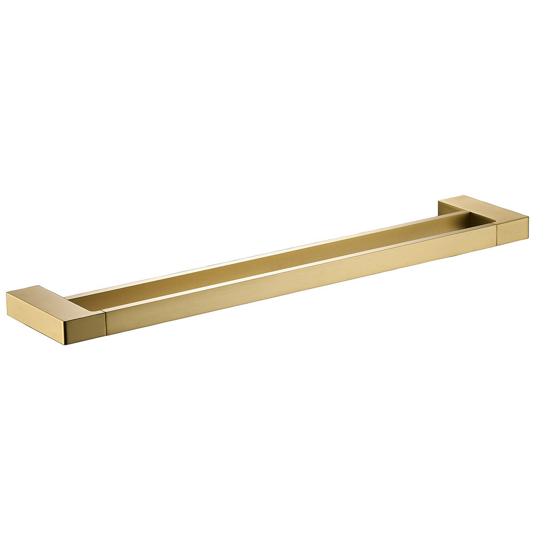 Ceram Double Towel Rail 800mm Brushed Gold