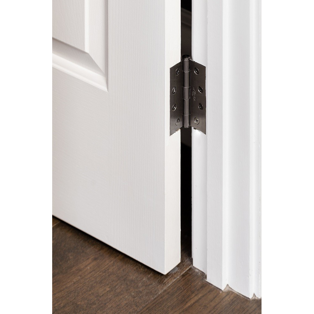 Zanda Graphite Nickel Butt Hinge Fixed Pin 100 x 75 x 2.5mm