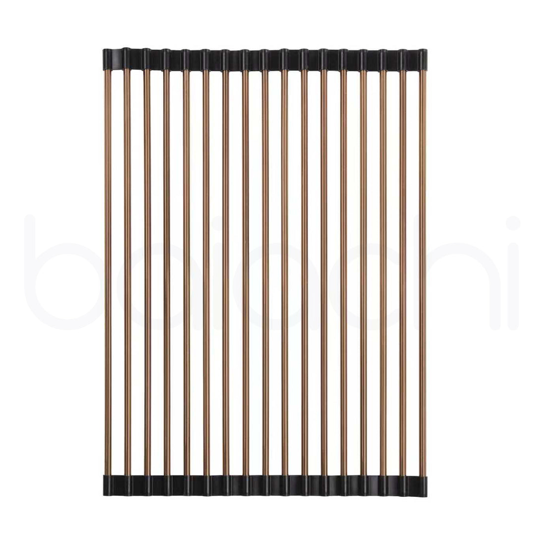 Baiachi Kitchen Sink Roller Mat Brushed Copper