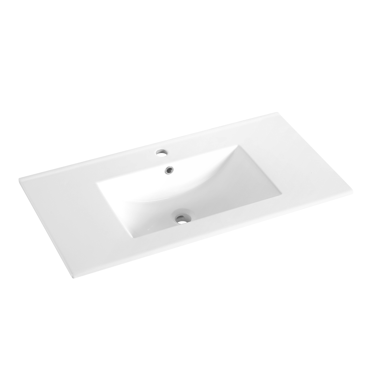 Ivana 900mm PVC Water Proof Wall Hung Bathroom Vanity Right Drawers Ceramic Basin