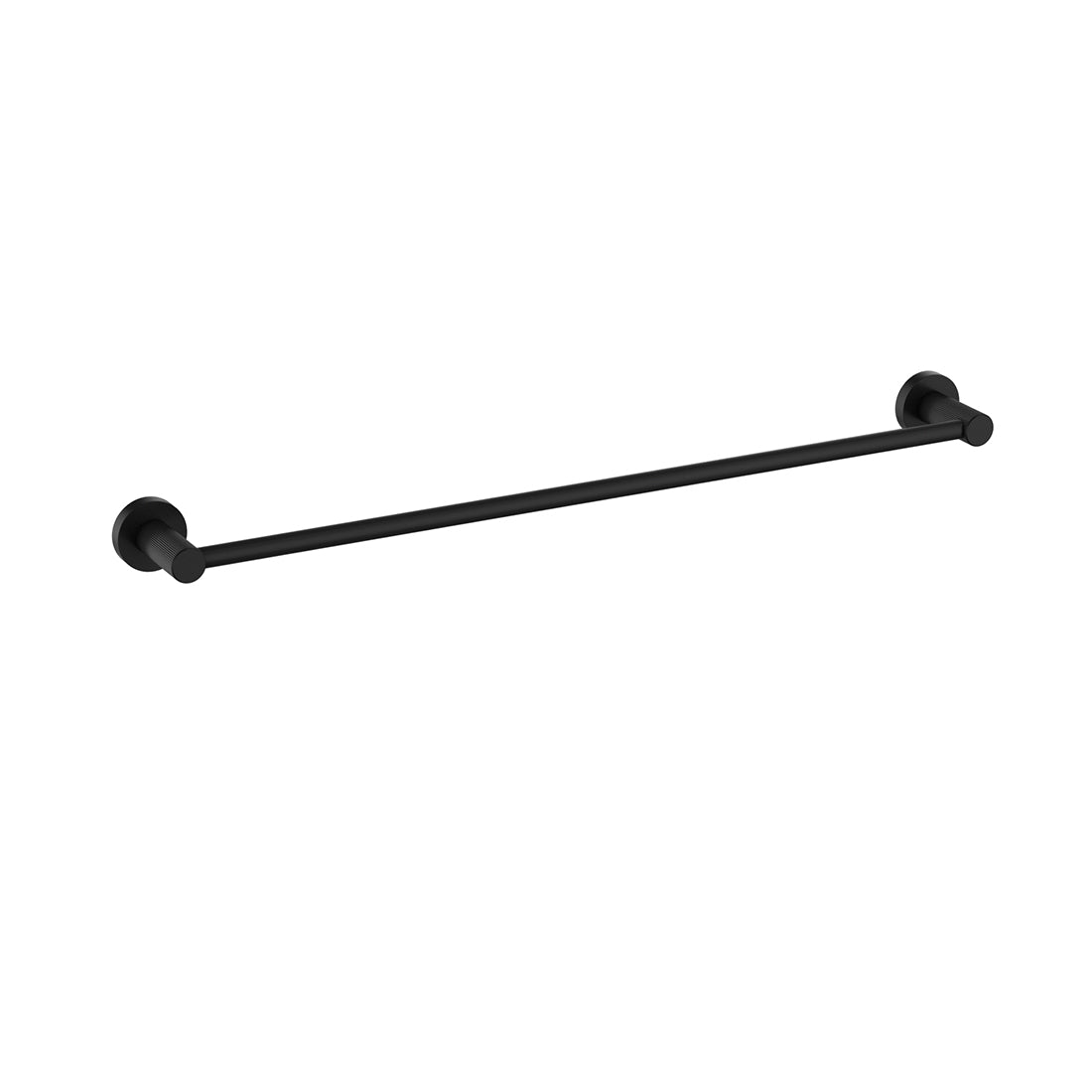 Linie Single Towel Rail 800mm Matte Black