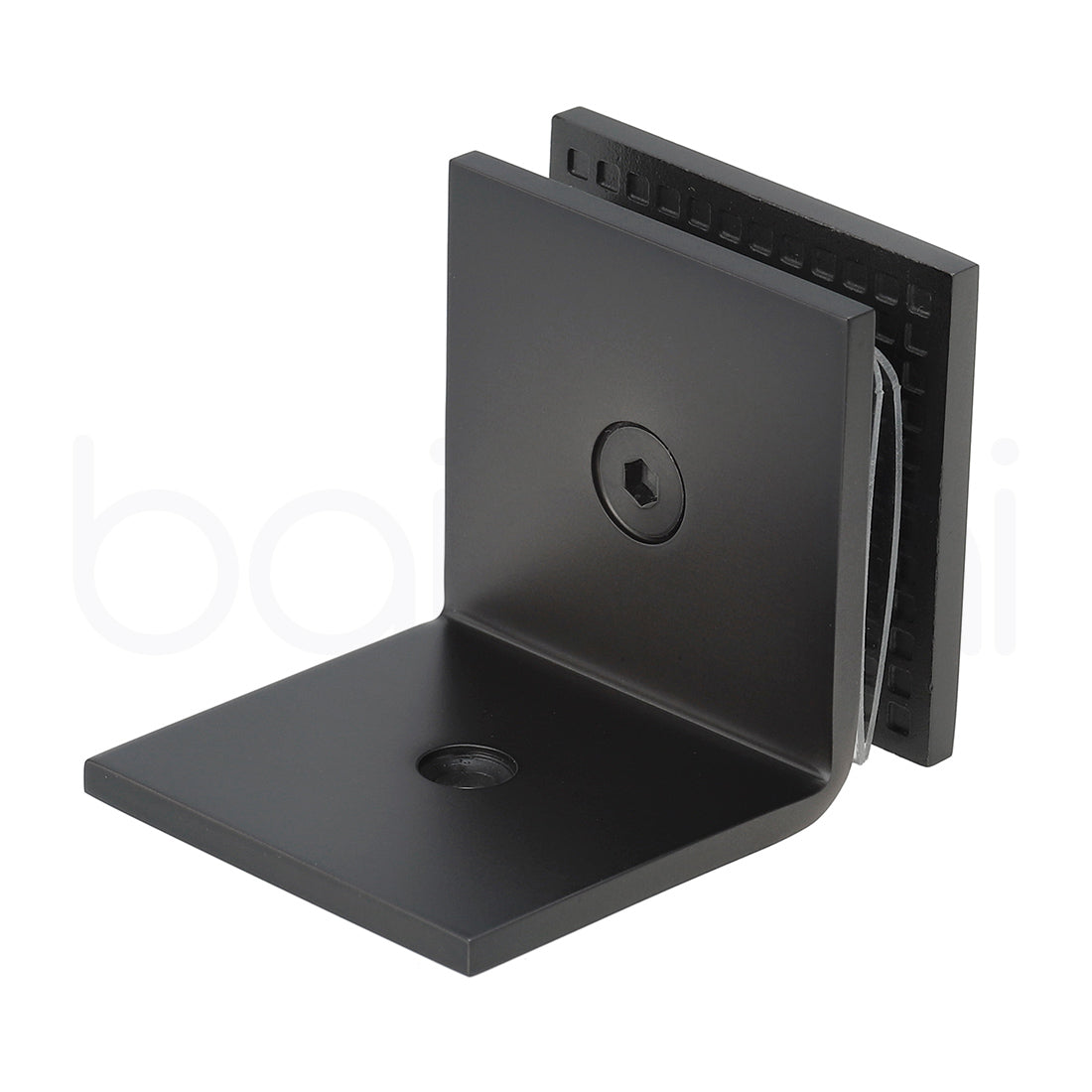 Baiachi 700mm Curved Fixed Panel Shower Screen Antique Brass