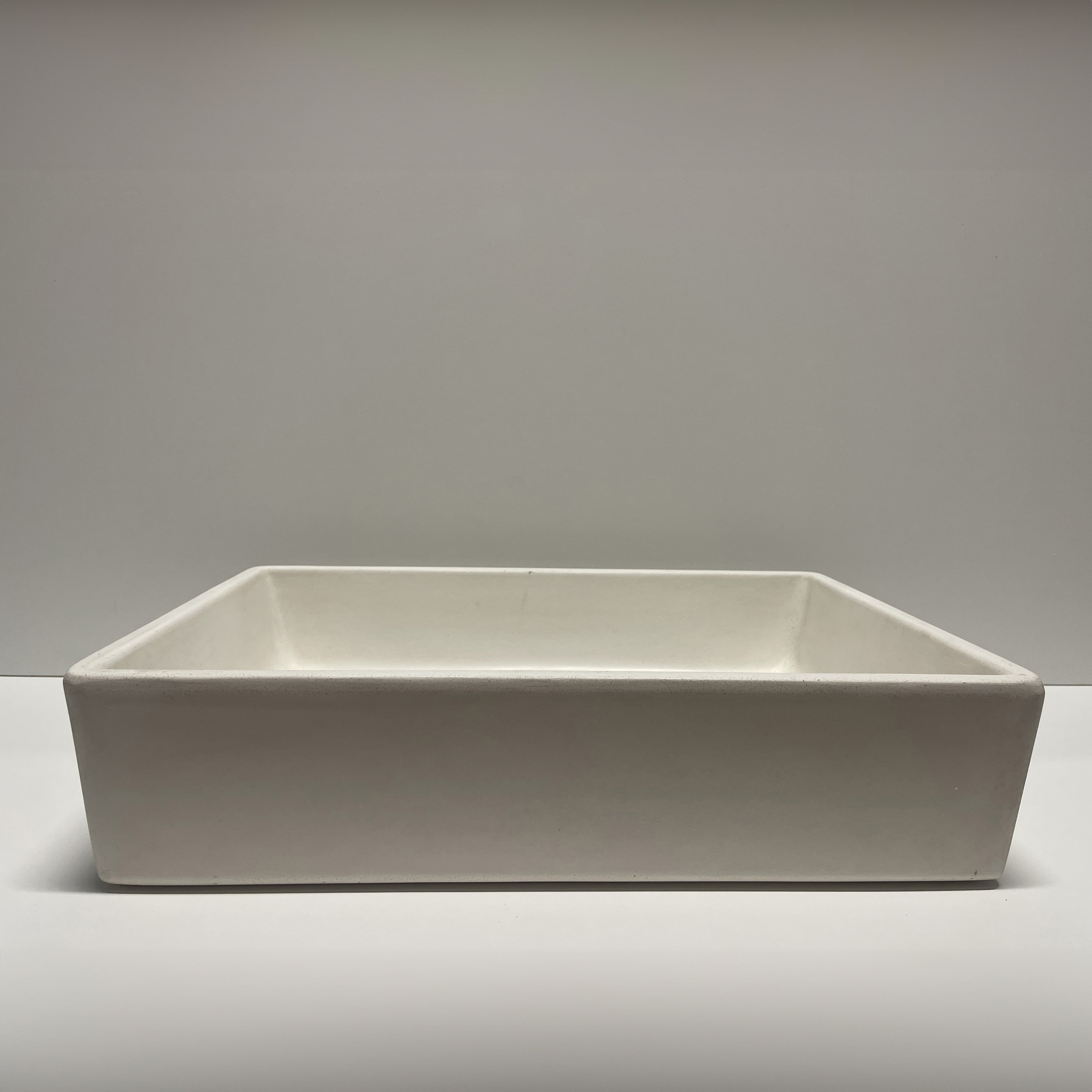 Spring Hill Designs Aila Rectangular Above Counter Concrete Basin Ivory