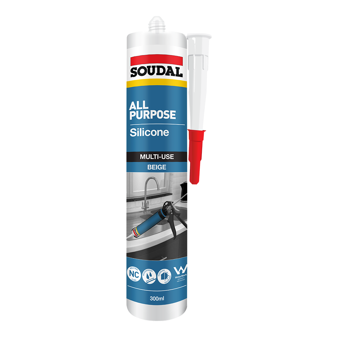 All Purpose Silicone Beige 300ml