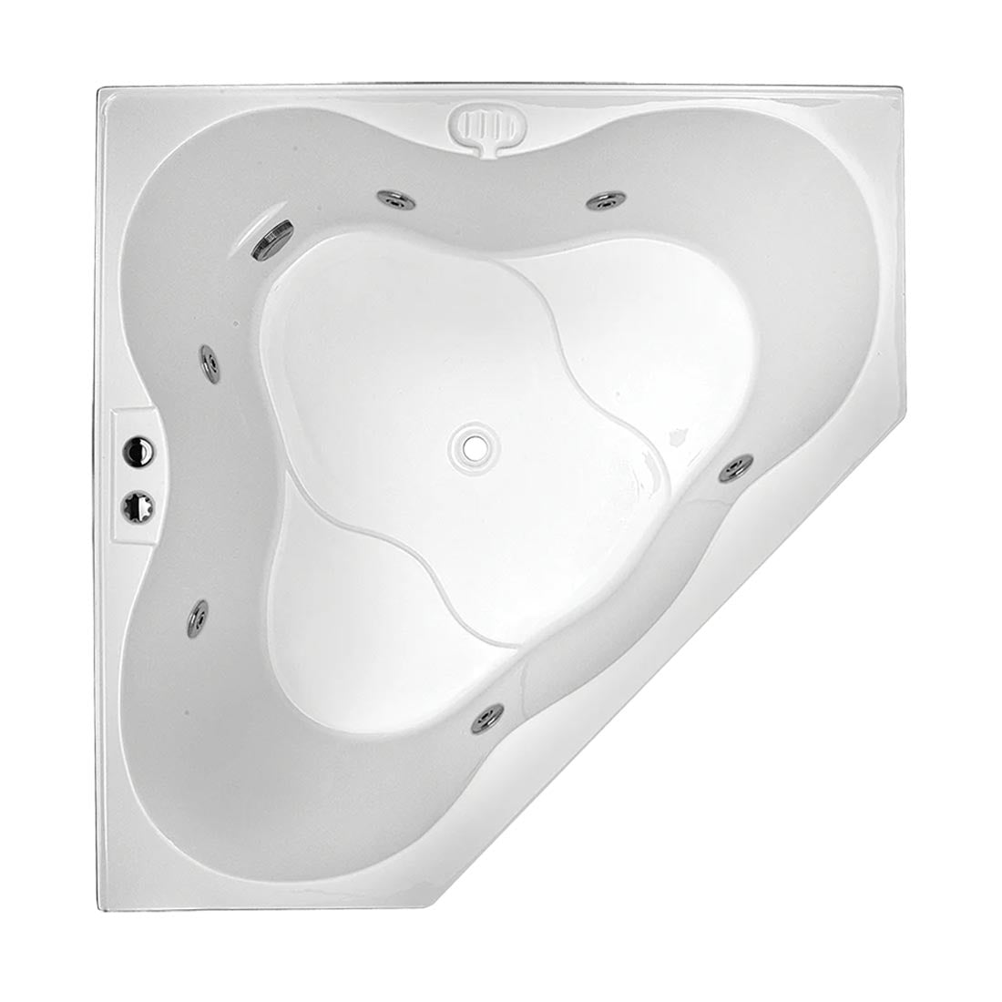 Almina 1285mm 6 Jets Drop-in Spa Bath Hot Pump