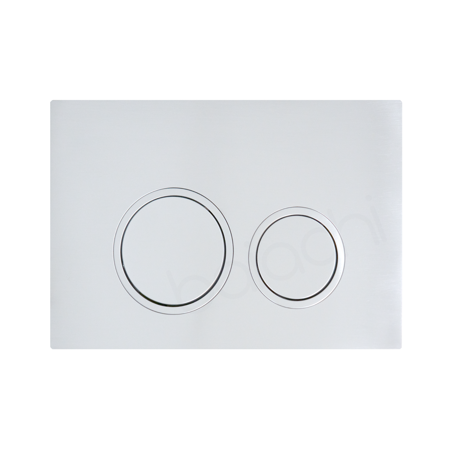 Ballina Rimless In Wall Toilet Suite with Round Chrome Flushing Buttons