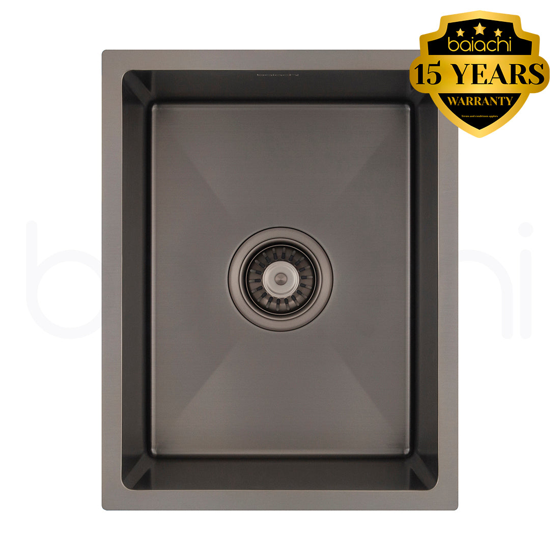 Baiachi 340X440mm Handmade Laundry Kitchen Sink Top/Under Mount Antique Brass