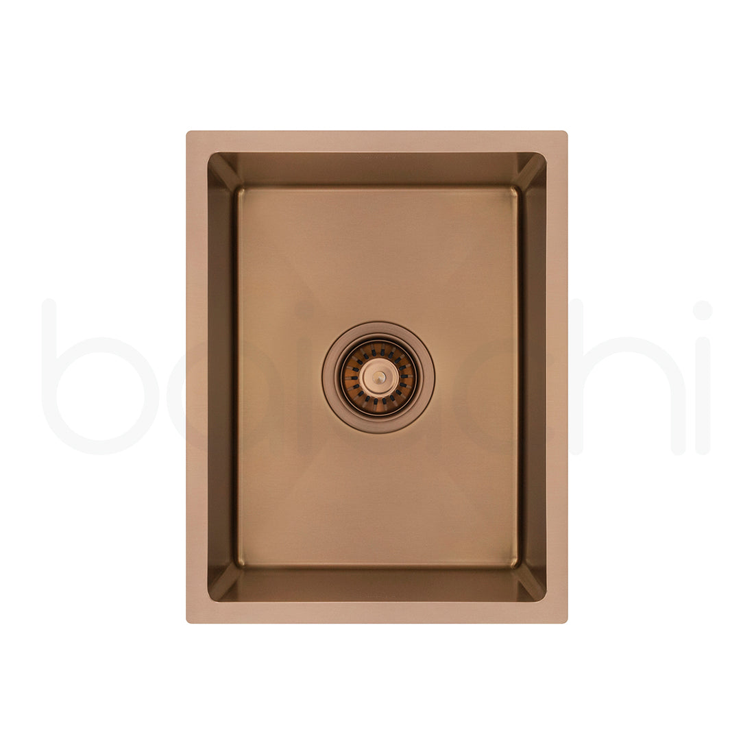Baiachi 340X440mm Handmade Laundry Kitchen Sink Top/Under Mount Brushed Copper