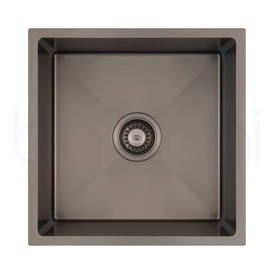 Baiachi 440X440mm Handmade Laundry Kitchen Sink Top/Under Mount Antique Brass