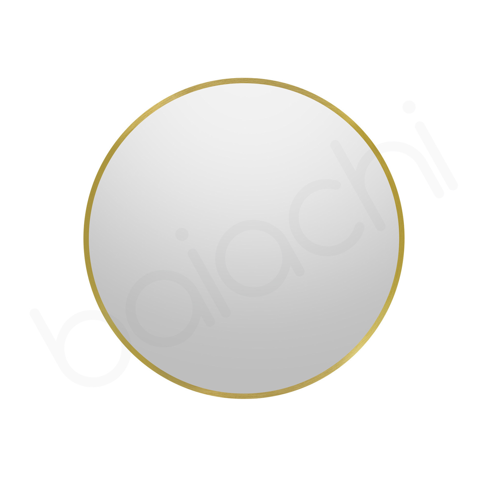 Baiachi Otus Round 600mm Frame Mirror Brushed Gold