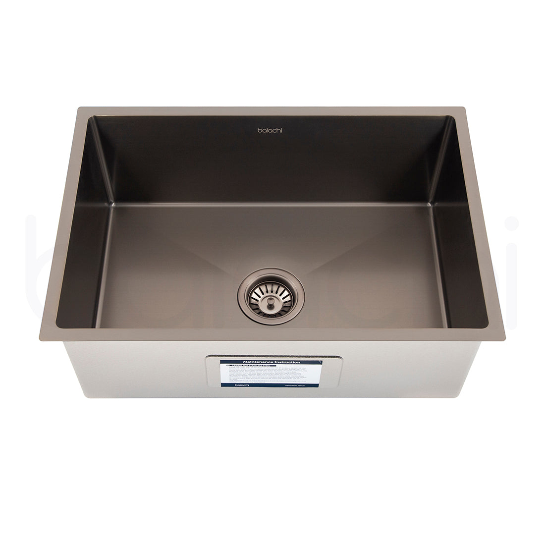 Baiachi 640X440mm Handmade Laundry Kitchen Sink Top/Under Mount Antique Brass