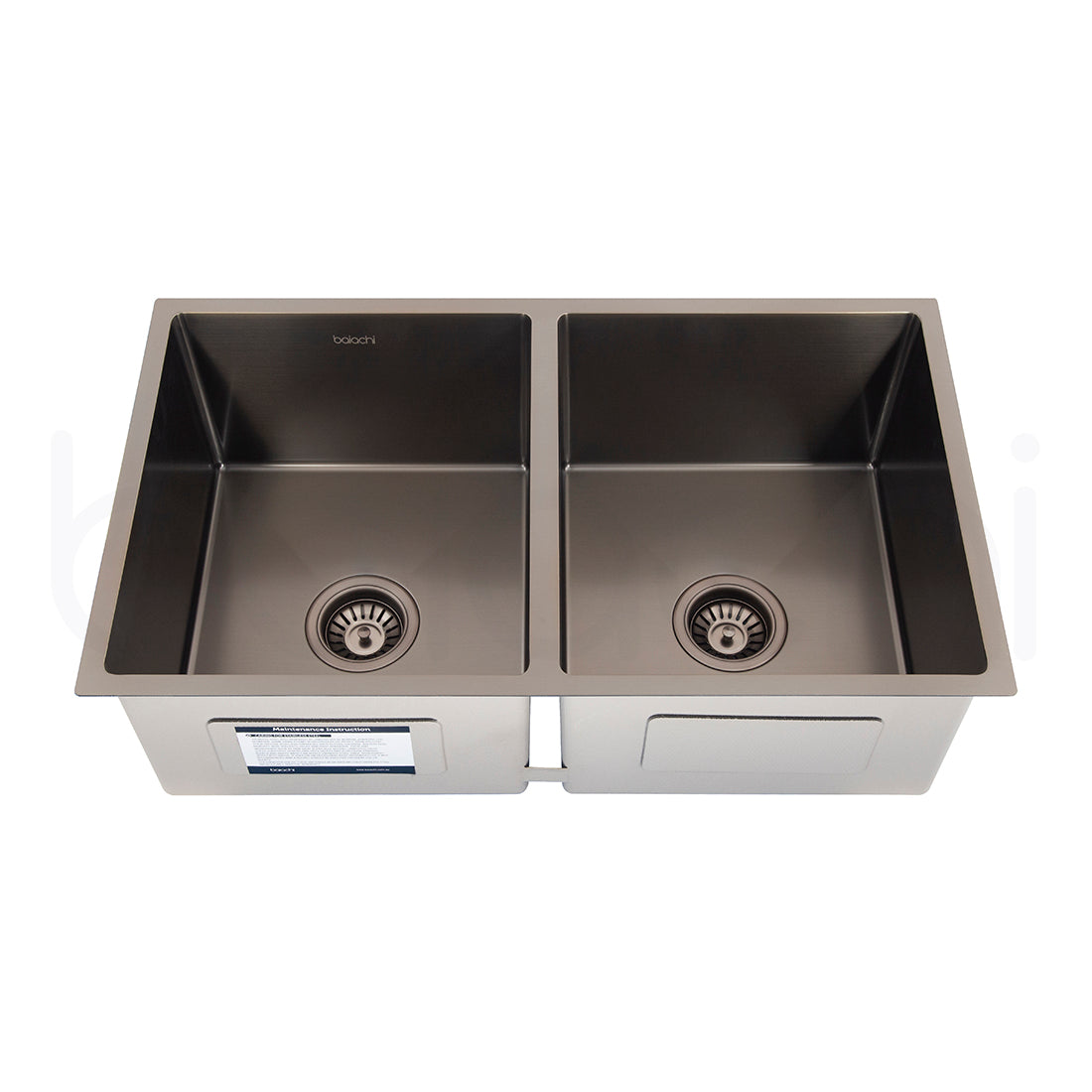 Baiachi 760X440mm Handmade Laundry Kitchen Sink Top/Under Mount Antique Brass