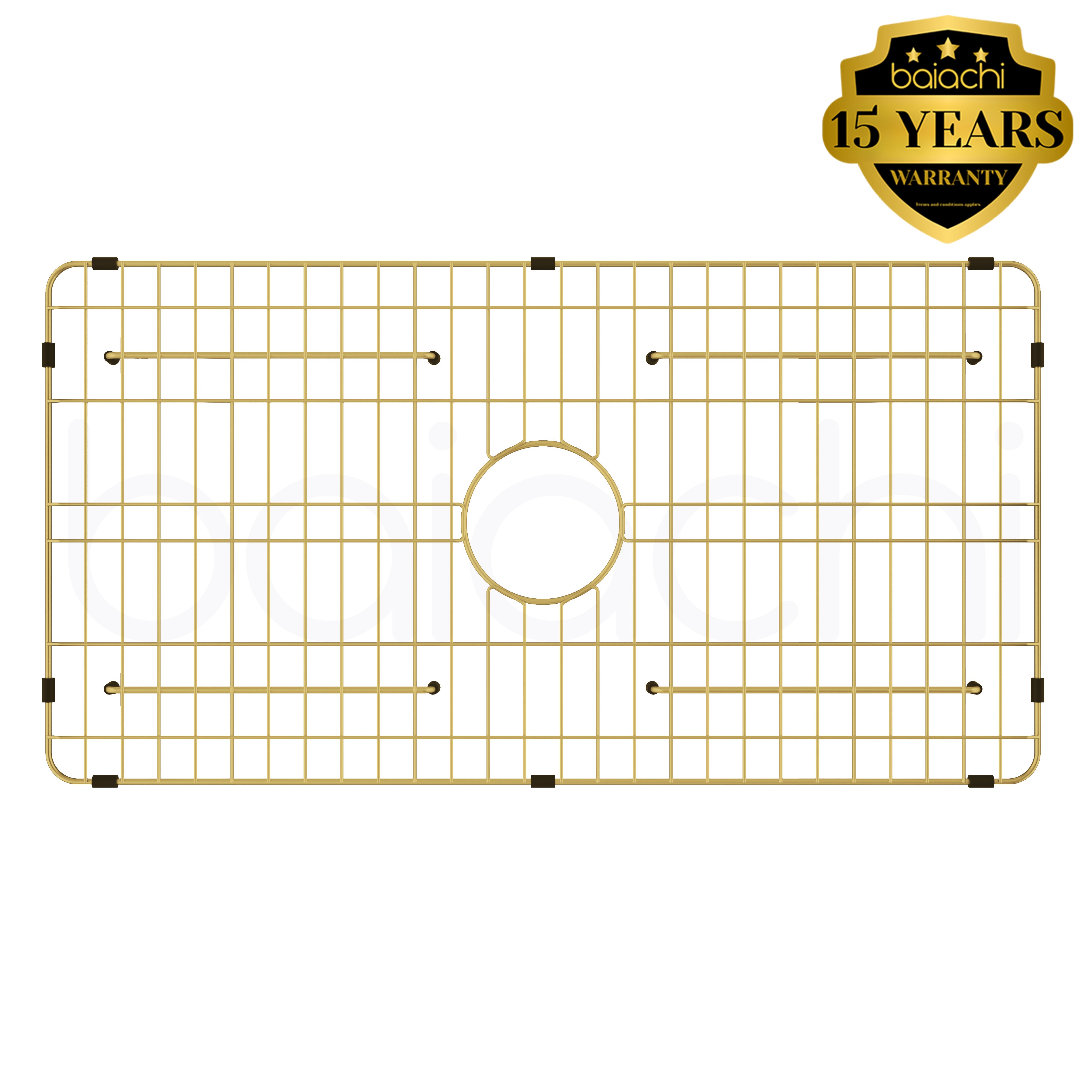 Baiachi Kitchen Sink Grid Brushed Gold