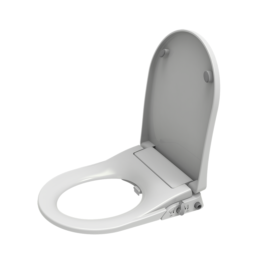 Non-Electric Bidet Toilet Seat Right Entry