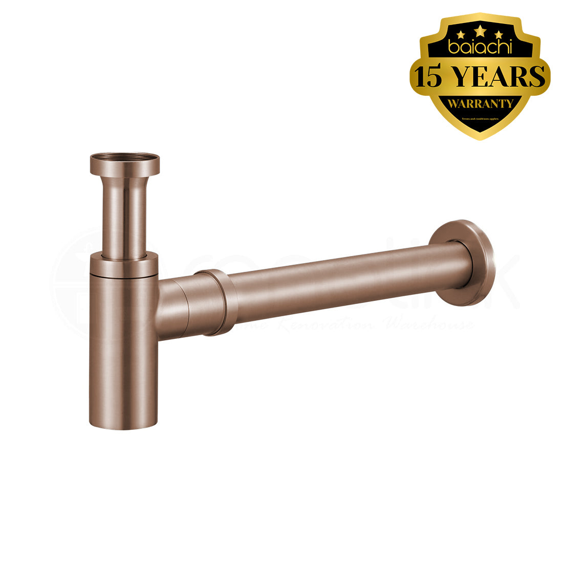 Baiachi moreton Brass Bottle Trap 40mm Brushed Copper