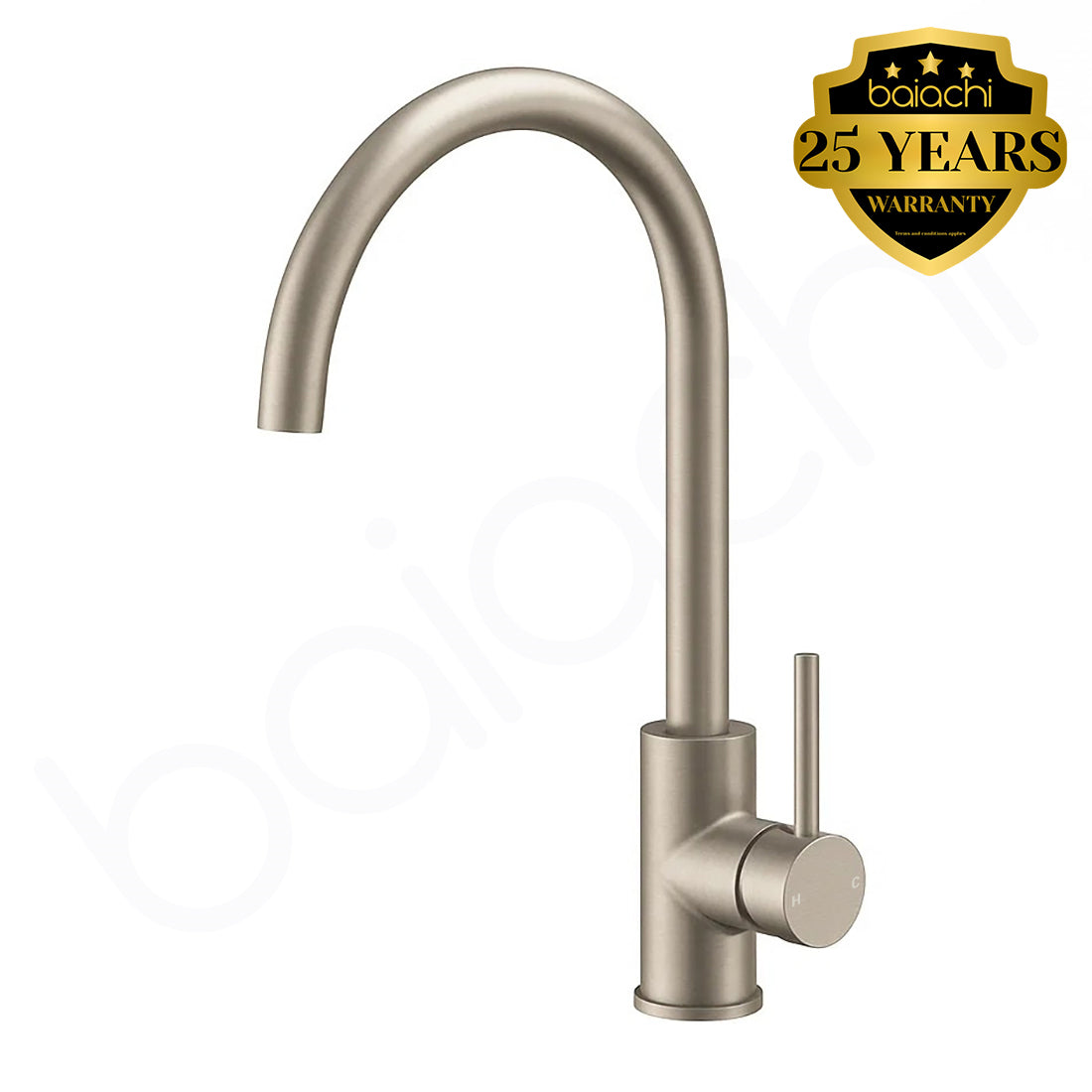 Baiachi Moreton Slimline Sink Mixer Brushed Nickel