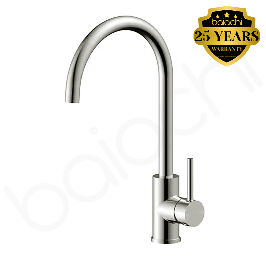 Baiachi Moreton Slimline Sink Mixer Stainless Steel