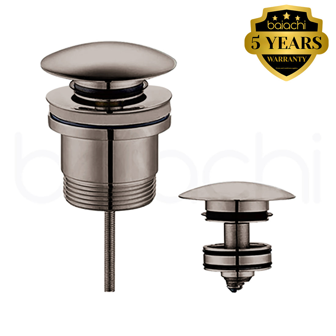 Baiachi dome Pop Up Waste Drain Universal 40mm Built-in Removable Filter Antique Brass
