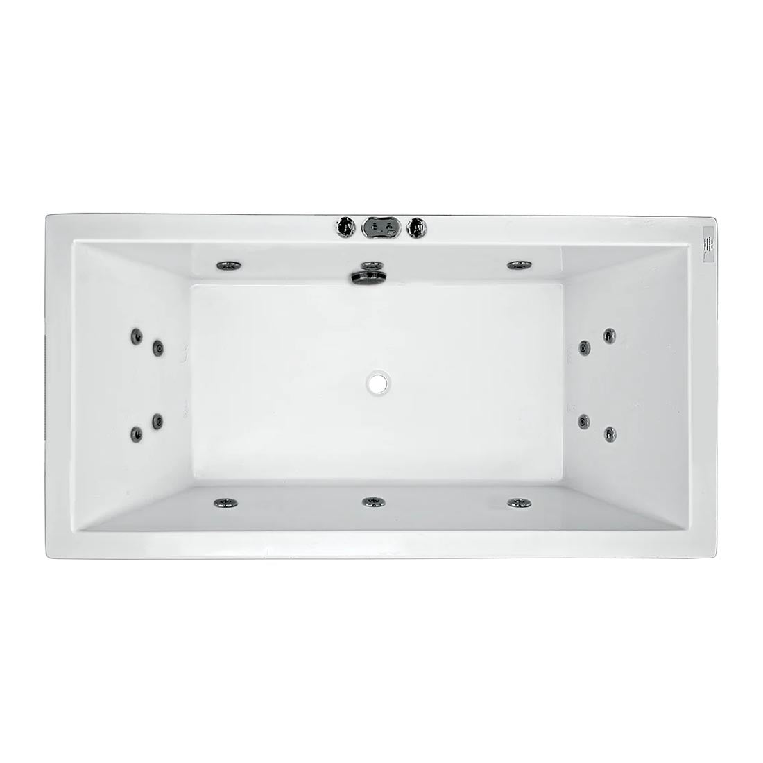 Catolina 1680mm 6 Jets Drop-in Spa Bath Hot Pump