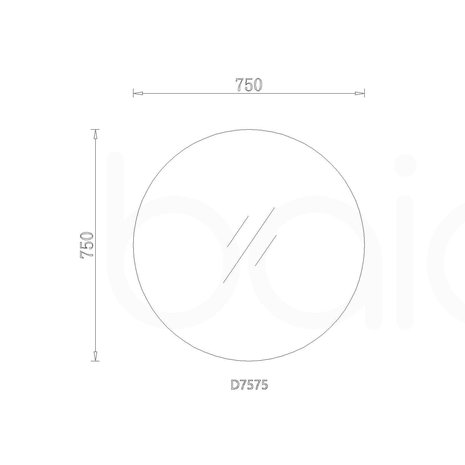 POLISH EDGE CIRCLE MIRROR