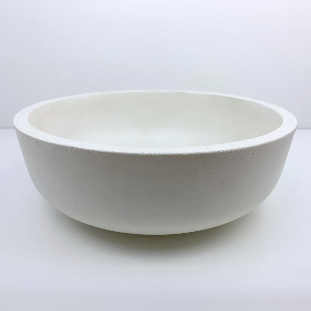 Spring Hill Designs Elios Circular Above Counter Concrete Basin Ivory