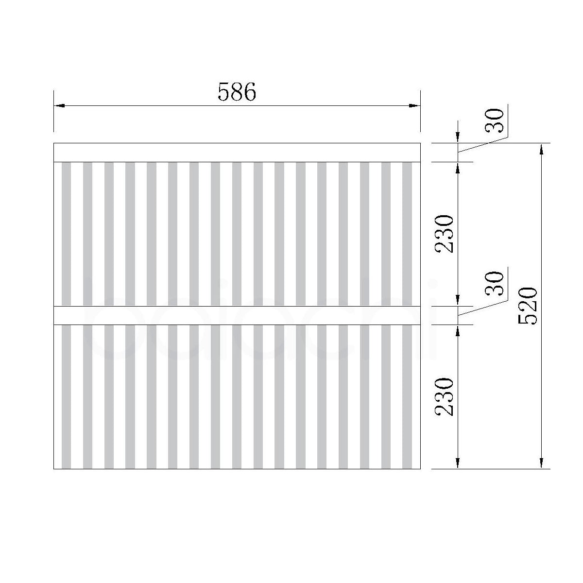 Oslo 600mm PVC Wall Hung Bathroom Vanity Ceramic Basin