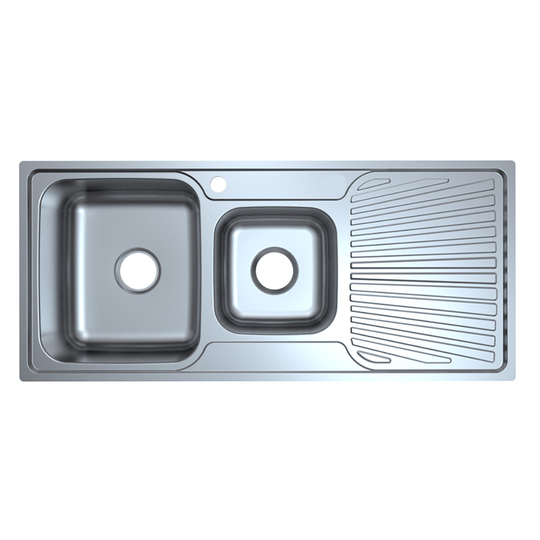 Kitchen sink left hand drainer sale