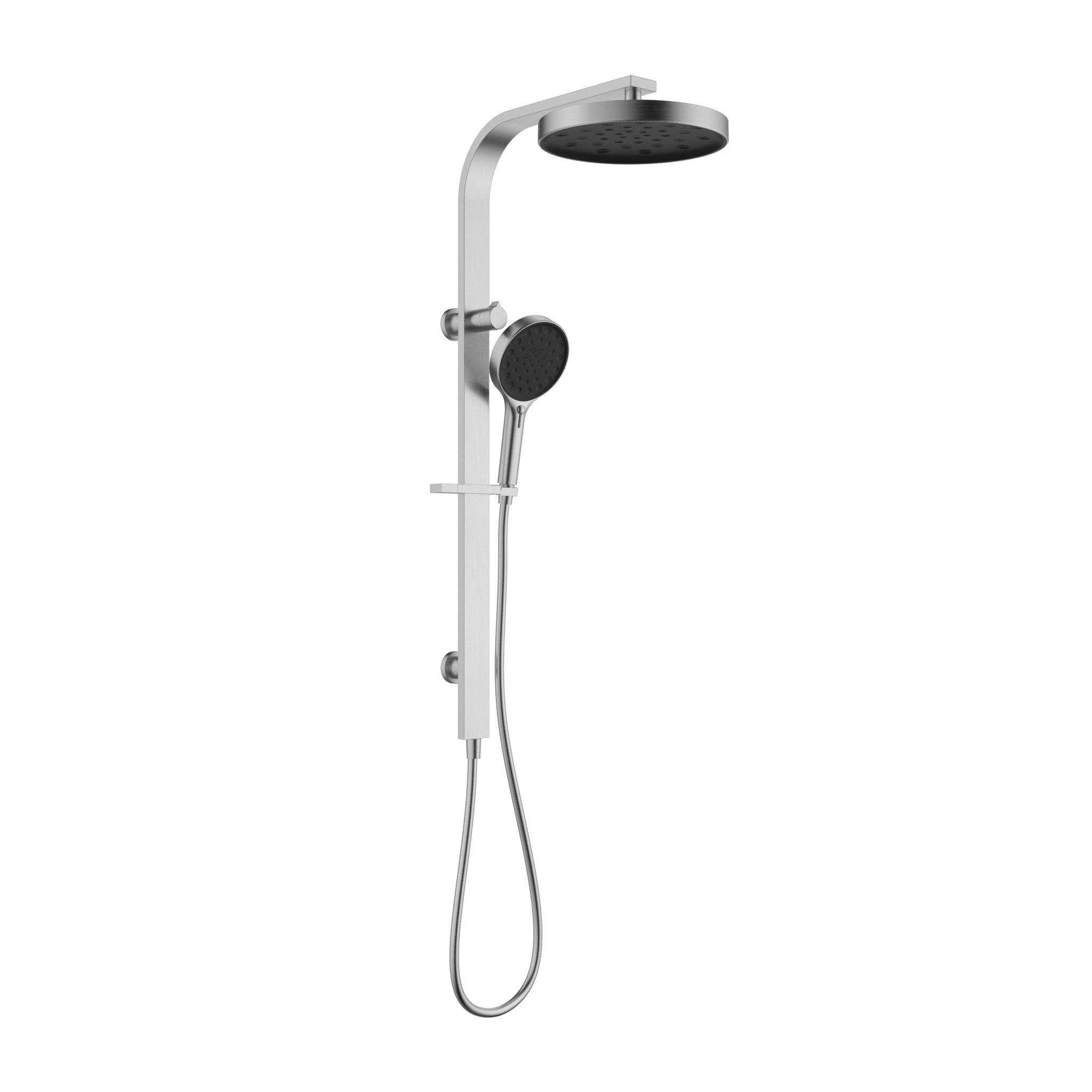 Sulu II Round Multi Function Shower Set Brushed Nickel