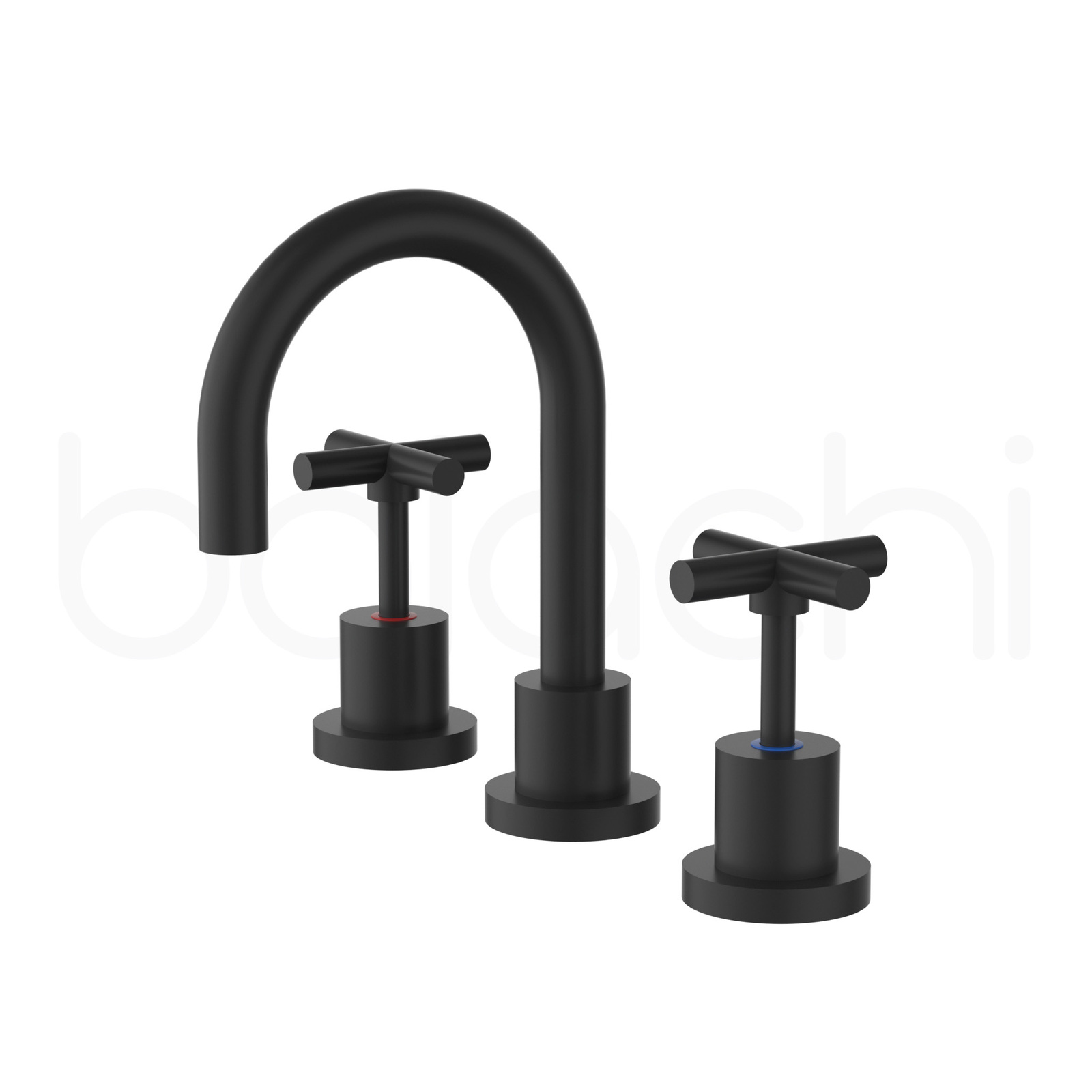 Basin Tap Set Matte Black