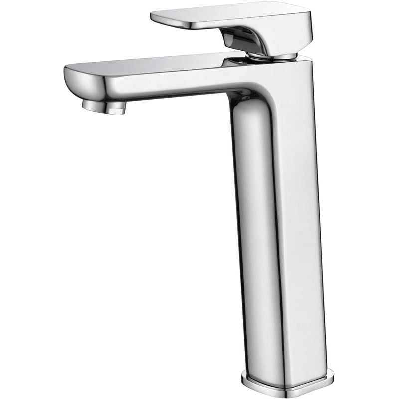 Eden Soft Square High Rise Basin Mixer Chrome
