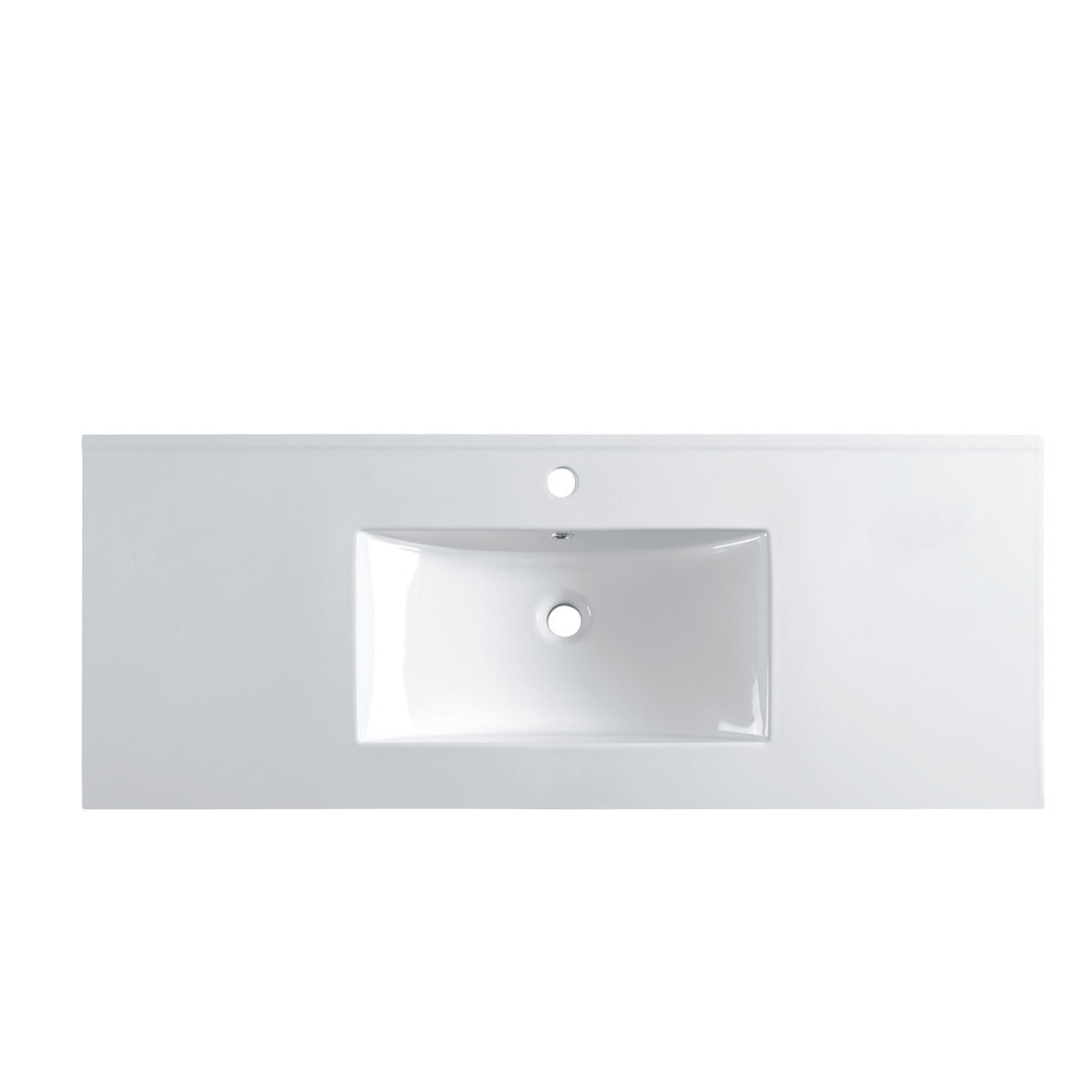 Vellena 1200mm PVC Water Proof Wash White Bathroom Vanity Ceramic Basin