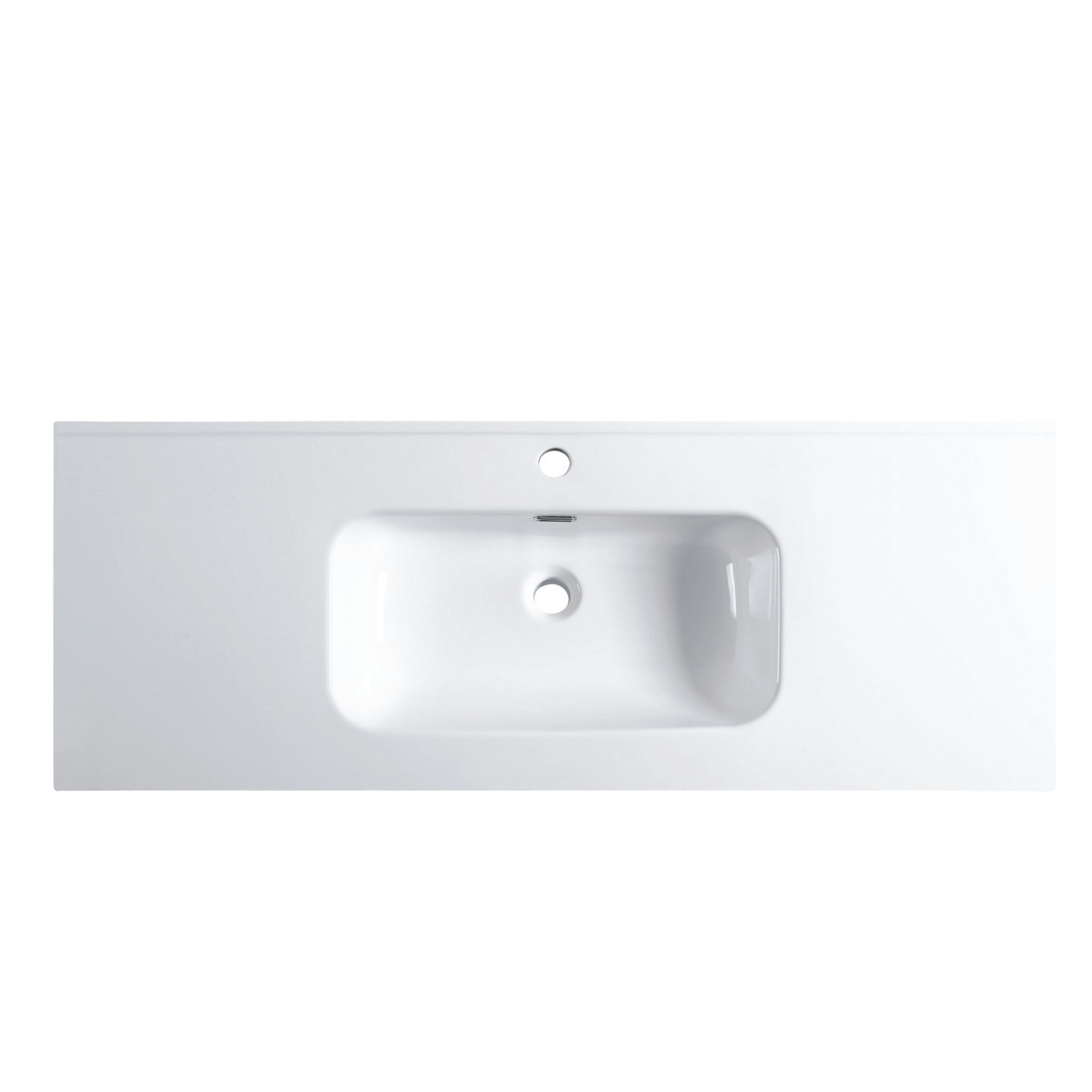 Vellena 1200mm Plywood Prime Oak Wall Hung Bathroom Vanity Ceramic Basin