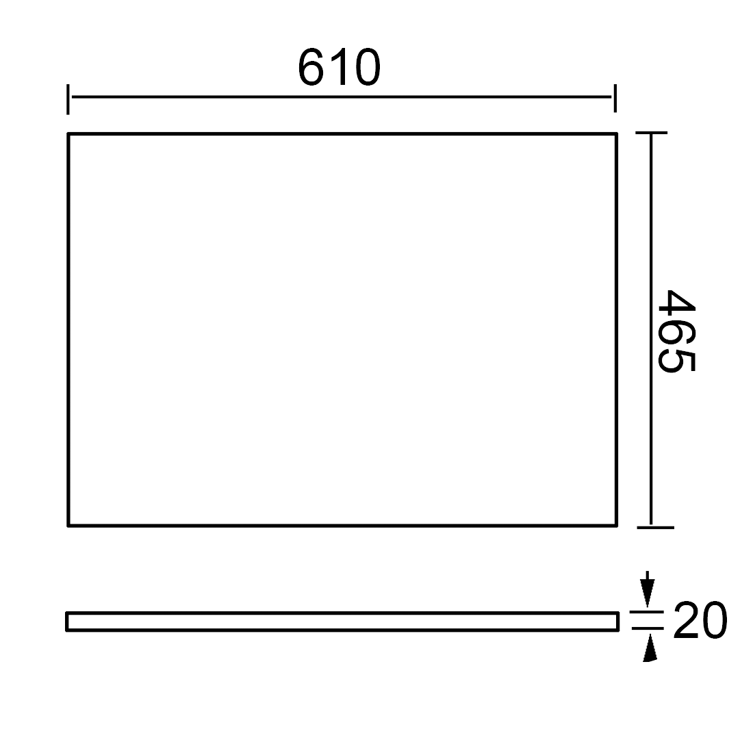 Vellena 600mm PVC Water Proof Empire Oak Wall Hung Bathroom Vanity White Quartz Stone