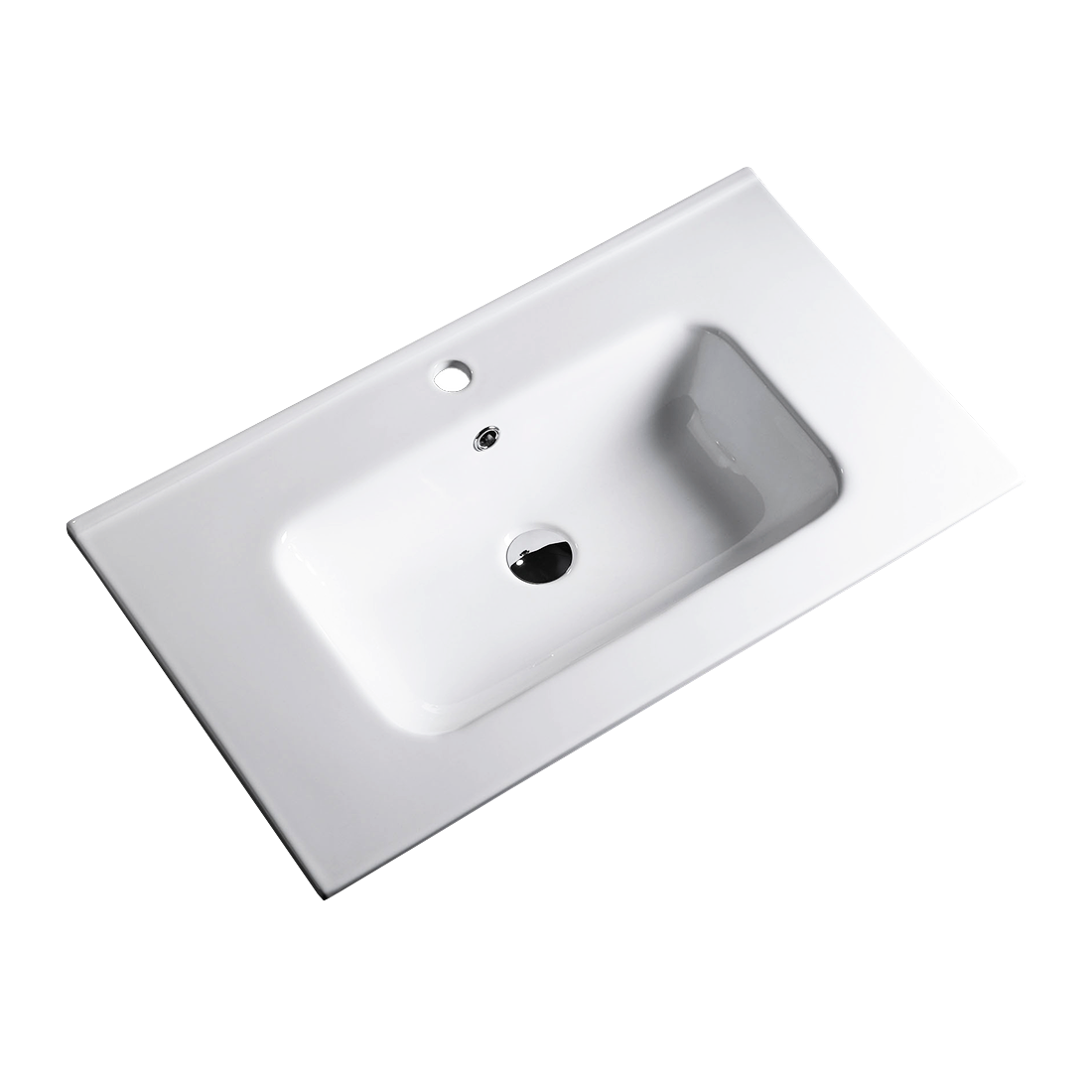 Vellena 750mm PVC Water Proof Wall Hung Bathroom Vanity Ceramic Basin