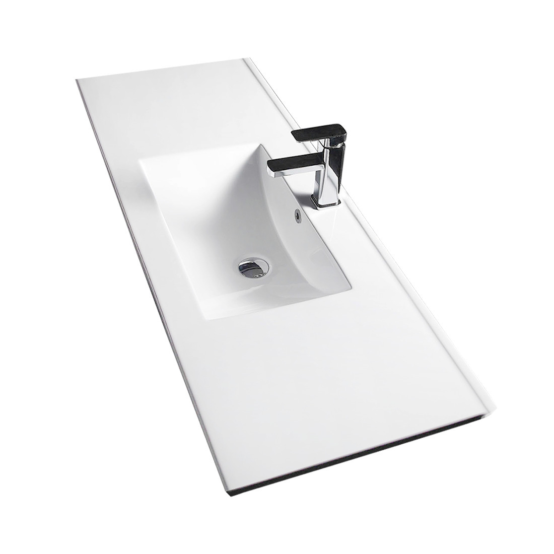 Vellena 900mm PVC Water Proof Wall Hung Bathroom Vanity Ceramic Basin