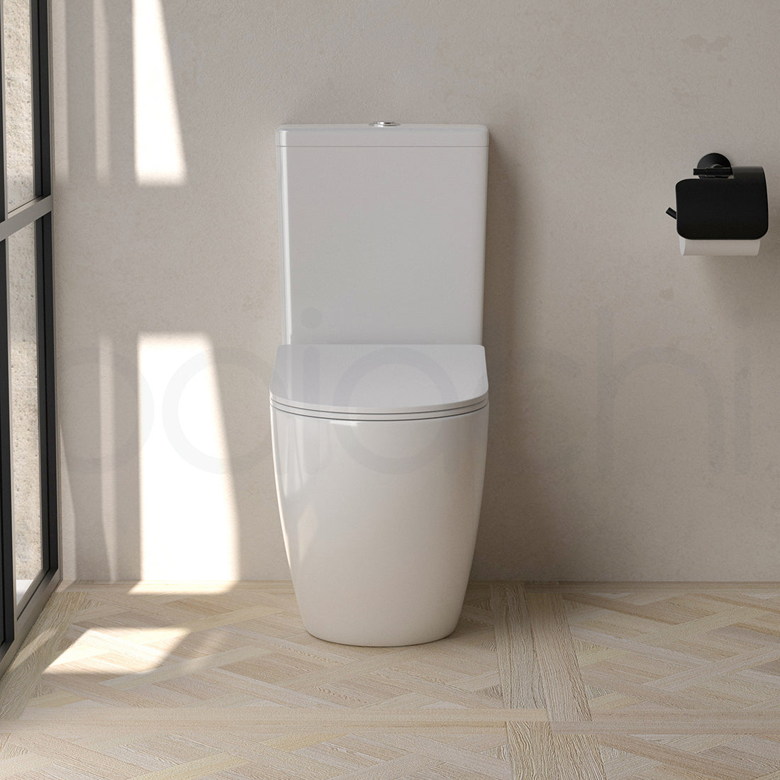 Baiachi Vortex Rimless Tornado Toilet Suite with BTW1 Pipe
