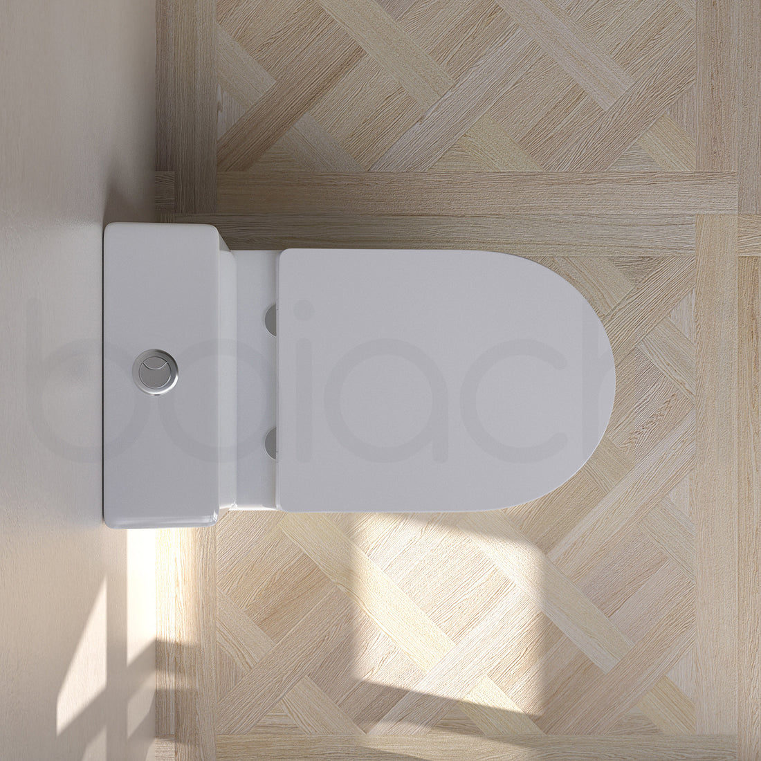 Baiachi Vortex Rimless Tornado Toilet Suite with BTW1 Pipe