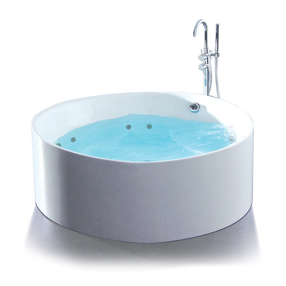 FS19 1350mm 12 Jets Freestanding Spa Bath Electronic Hot Pump