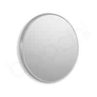 Baiachi Otus Round 600mm Frame Mirror Brushed Silver