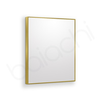 Baiachi Eden Square 600mmx750mm Frame Mirror Brushed Gold