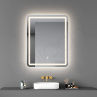 Eden 600 LED Rectangle Frameless Mirror