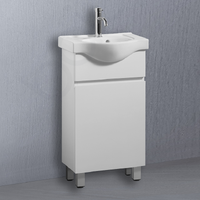 Lamara 450mm PVC Water Proof Bathroom Vanity Semi Recess Ceramic Basin