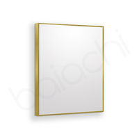 Eden Rectangle Frame Mirror Brushed Gold