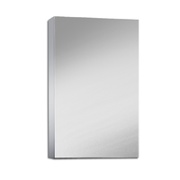 450mmx720mm Bathroom Vanity Mirror Cabinet Shaving Storage 8mm Glass Shelf Pemc