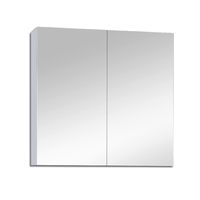 750mmx720mm Bathroom Vanity Mirror Cabinet Shaving Storage 8mm Glass Shelf Pemc