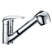 Ruby Kitchen Laundry Sink Mixer Tap Swivel Pull Out Spout Brass Chrome PM-1004SB